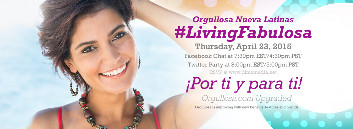 Living Fabulosa Twitter Party Invite 4.18