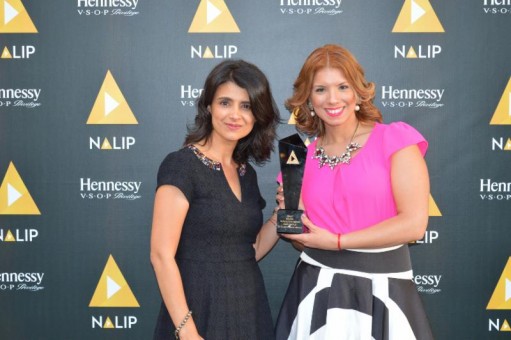 NALIP 2016 Trailblazer  awardee Gaby Natale  and Ana Flores, founder of  Latina Bloggers Connect.